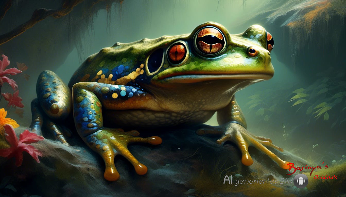Frosch unbekannter Art