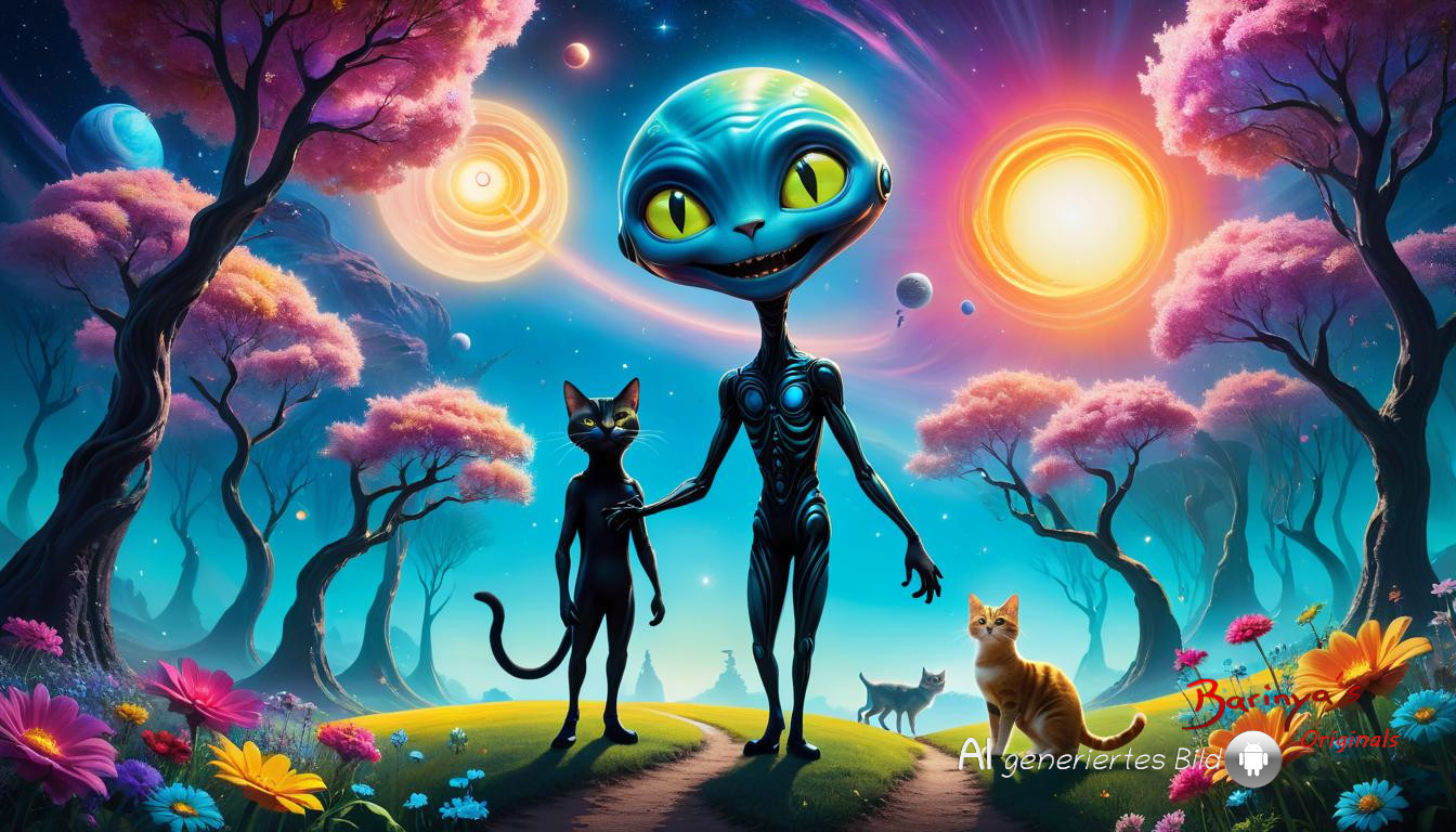 Alien und Katze